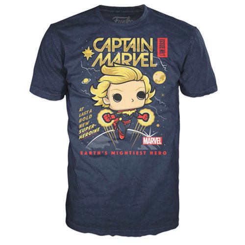 Marvel Captain Marvel Pop! T-Shirt